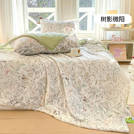 91家纺网 家纺一手货源 找家纺 （总）2025年新款冷暖双感被大豆纤维填充3D数码凉感针织棉夏被空调被夏凉被 夏被 