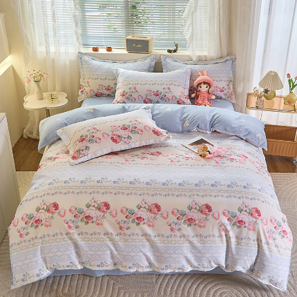 91家纺网 家纺一手货源 找家纺 （总）牧笛缘家纺 2025新款全棉12868四件套