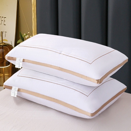 91家纺网 家纺一手货源 找家纺 蝴桐家纺 全棉羽丝绒枕 高端酒店枕心 星级酒店枕 全棉枕头 中高枕 