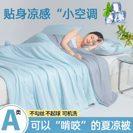 91家纺网 家纺一手货源 找家纺 （总2）圣尔雅家纺 2025新款A类云母凉感丝夏被空调被夏凉被子被芯