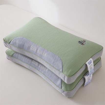 织布人 2025新款扬帆起航凉感荞麦枕 扬帆起航凉感枕-绿色【荞麦枕】