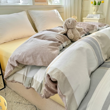 91家纺网 家纺一手货源 找家纺 （总）红粉佳人家纺 2025春夏新款全棉纯棉12868纯棉单被套