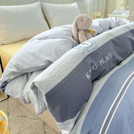 91家纺网 家纺一手货源 找家纺 （总）红粉佳人家纺 2025春夏新款全棉纯棉12868纯棉单被套