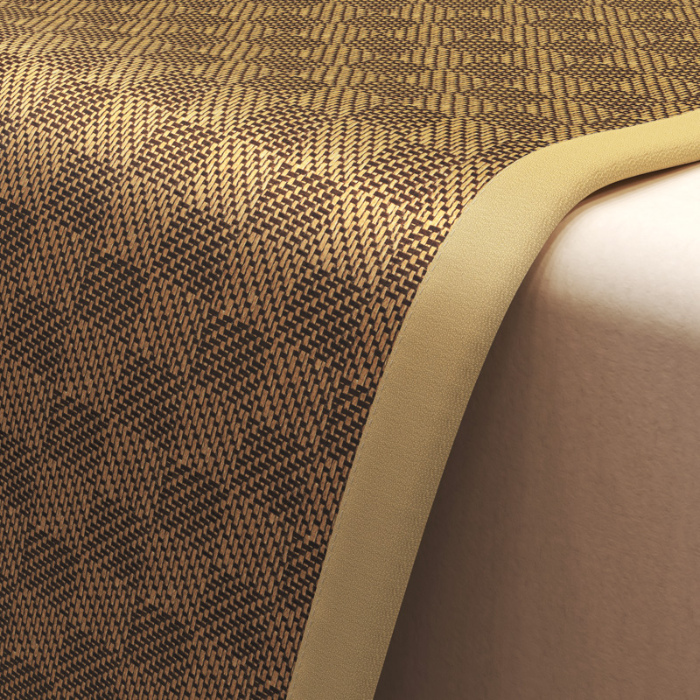 91家纺网 家纺一手货源 找家纺 迪乐妮 2025新款藤席养身席 单面席—罗马格