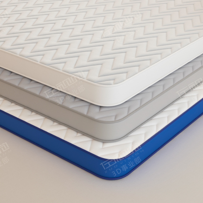 91家纺网 家纺一手货源 找家纺 左视觉  3D建模系列床垫样片赏析