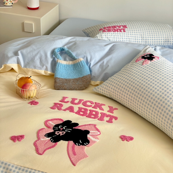 91家纺网 家纺一手货源 找家纺 左视觉  小清新化纤套件拍摄赏析