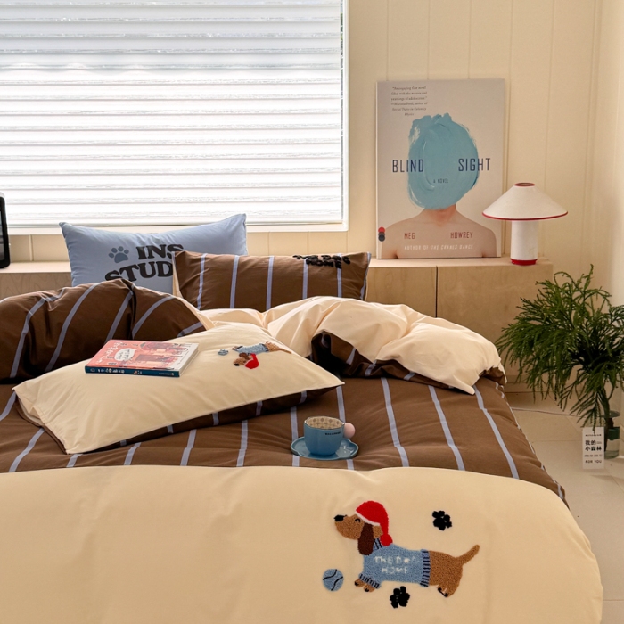 91家纺网 家纺一手货源 找家纺 左视觉  小清新毛巾绣套件拍摄赏析