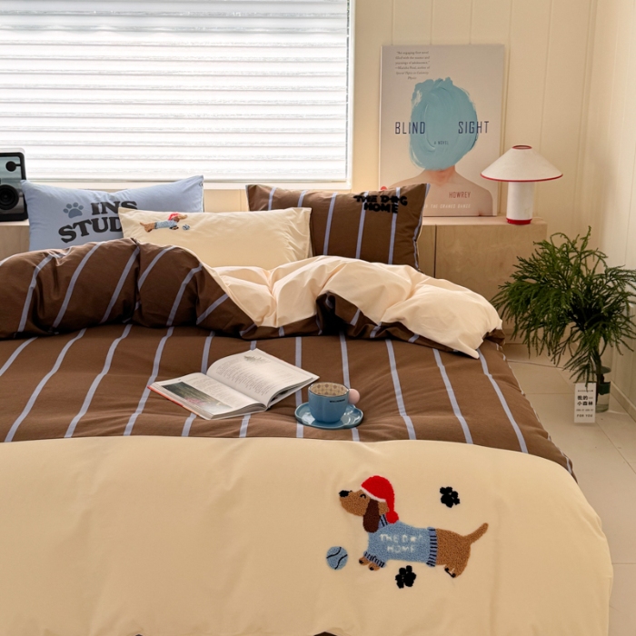 91家纺网 家纺一手货源 找家纺 左视觉  小清新毛巾绣套件拍摄赏析