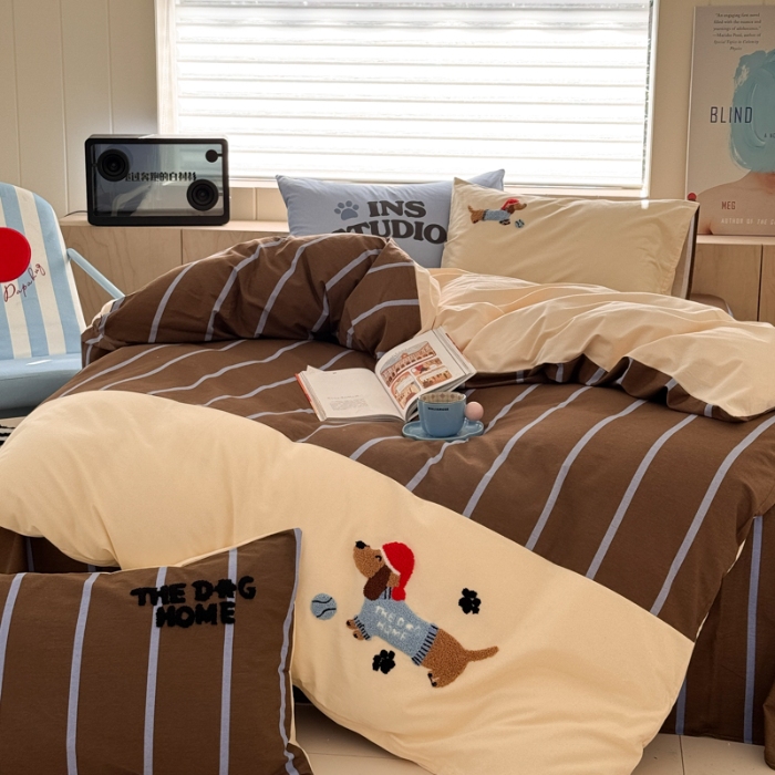 91家纺网 家纺一手货源 找家纺 左视觉  小清新毛巾绣套件拍摄赏析