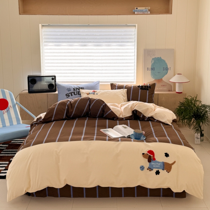 91家纺网 家纺一手货源 找家纺 左视觉  小清新毛巾绣套件拍摄赏析