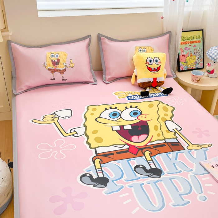 91家纺网 家纺一手货源 找家纺 （总）金爱家 2025新款冰丝凉席海绵宝宝