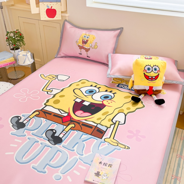 91家纺网 家纺一手货源 找家纺 （总）金爱家 2025新款冰丝凉席海绵宝宝