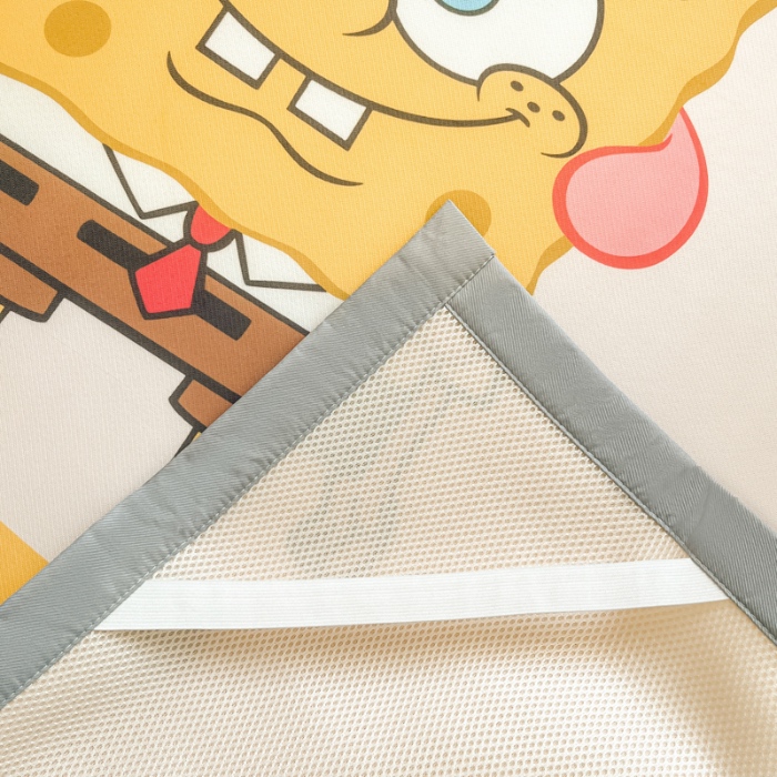 91家纺网 家纺一手货源 找家纺 金爱家 2025新款冰丝凉席海绵宝宝 冰丝-伙伴海绵宝宝