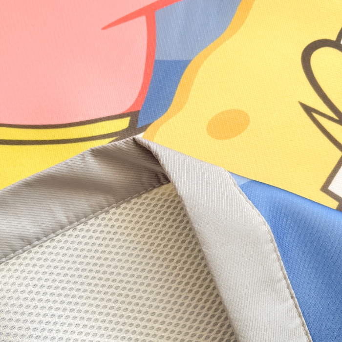 91家纺网 家纺一手货源 找家纺 金爱家 2025新款冰丝凉席海绵宝宝 冰丝-蓝蓝海绵宝宝