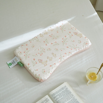 91家纺网 家纺一手货源 找家纺 （总）2025新款全棉纱布婴童硅胶枕 护颈椎助睡眠枕头枕芯可水洗透气硅胶呼吸枕