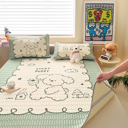 91家纺网 家纺一手货源 找家纺 左视觉  小清新卡通凉席样片赏析 1