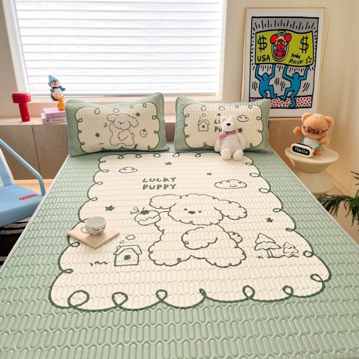 91家纺网 家纺一手货源 找家纺 左视觉  小清新卡通凉席样片赏析 1