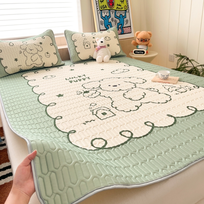 91家纺网 家纺一手货源 找家纺 左视觉  小清新卡通凉席样片赏析 1