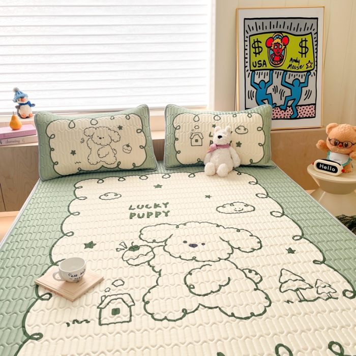 91家纺网 家纺一手货源 找家纺 左视觉  小清新卡通凉席样片赏析 1