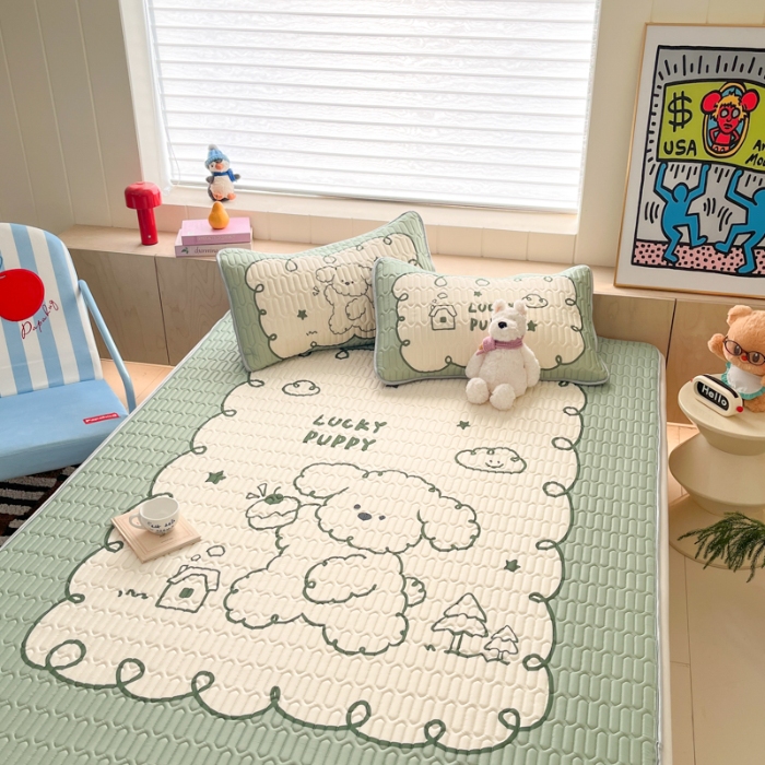 91家纺网 家纺一手货源 找家纺 左视觉  小清新卡通凉席样片赏析 1