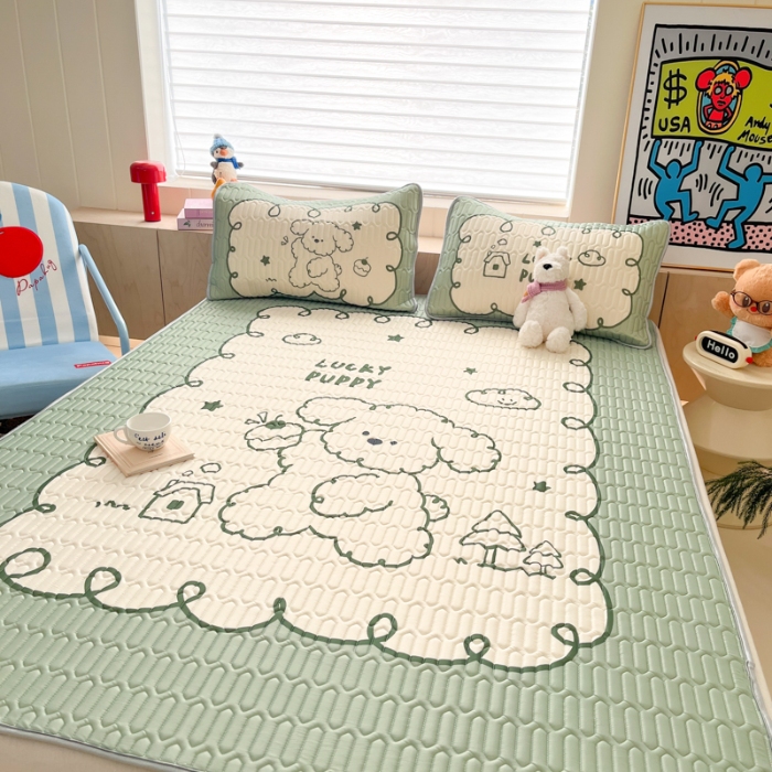 91家纺网 家纺一手货源 找家纺 左视觉  小清新卡通凉席样片赏析 1