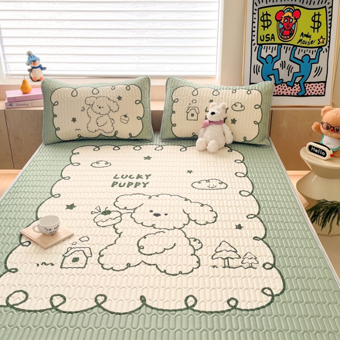 91家纺网 家纺一手货源 找家纺 左视觉  小清新卡通凉席样片赏析 1