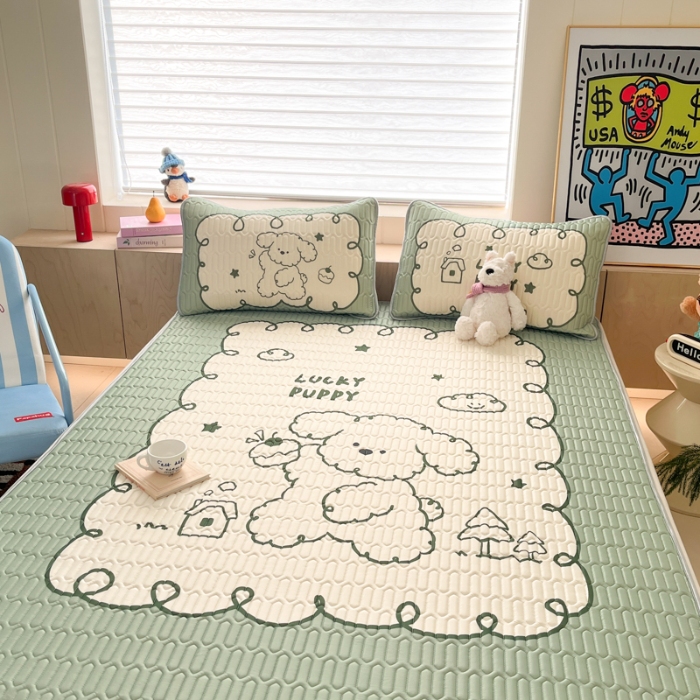 91家纺网 家纺一手货源 找家纺 左视觉  小清新卡通凉席样片赏析 1