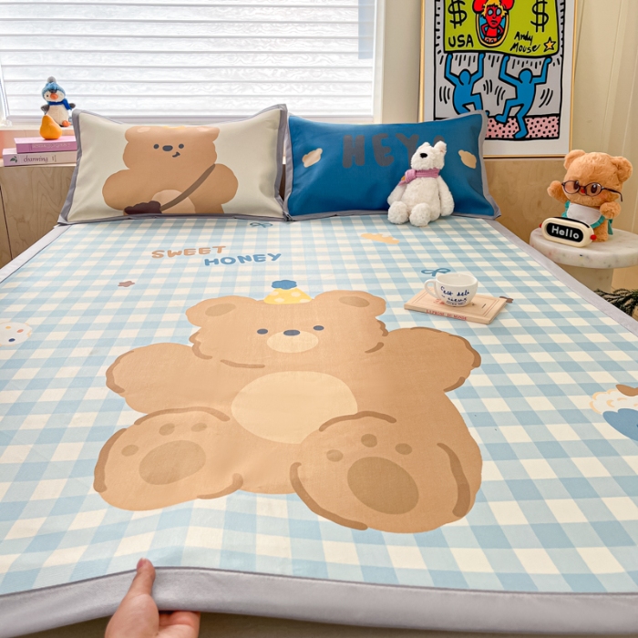 91家纺网 家纺一手货源 找家纺 左视觉  小清新卡通凉席样片赏析 2