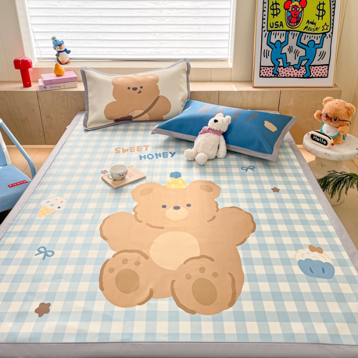 91家纺网 家纺一手货源 找家纺 左视觉  小清新卡通凉席样片赏析 2