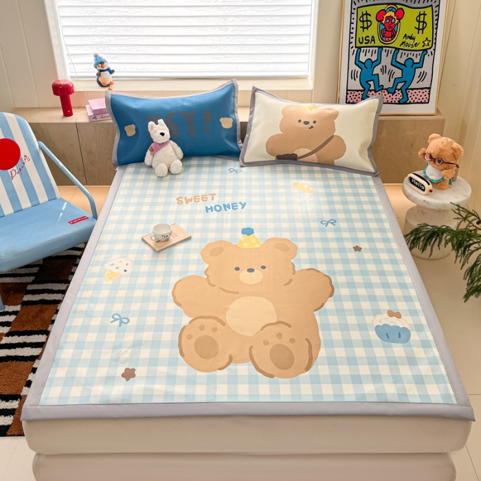 91家纺网 家纺一手货源 找家纺 左视觉  小清新卡通凉席样片赏析 2