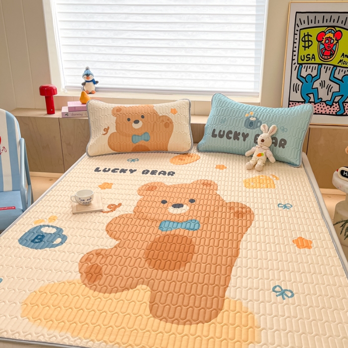 91家纺网 家纺一手货源 找家纺 左视觉  小清新卡通凉席样片赏析 3