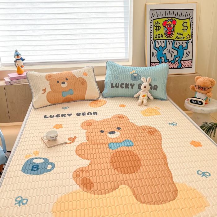 91家纺网 家纺一手货源 找家纺 左视觉  小清新卡通凉席样片赏析 3