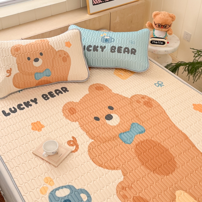 91家纺网 家纺一手货源 找家纺 左视觉  小清新卡通凉席样片赏析 3