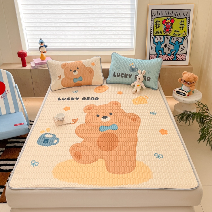 91家纺网 家纺一手货源 找家纺 左视觉  小清新卡通凉席样片赏析 3