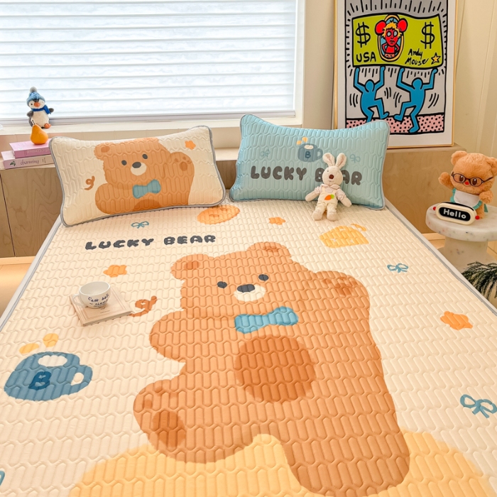 91家纺网 家纺一手货源 找家纺 左视觉  小清新卡通凉席样片赏析 3