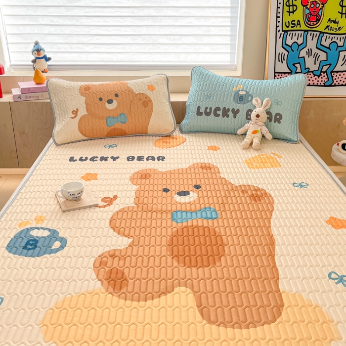 91家纺网 家纺一手货源 找家纺 左视觉  小清新卡通凉席样片赏析 3