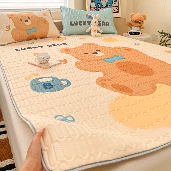 91家纺网 家纺一手货源 找家纺 左视觉  小清新卡通凉席样片赏析 3