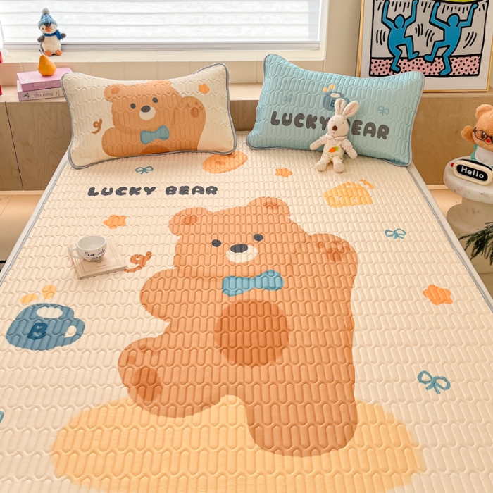 91家纺网 家纺一手货源 找家纺 左视觉  小清新卡通凉席样片赏析 3