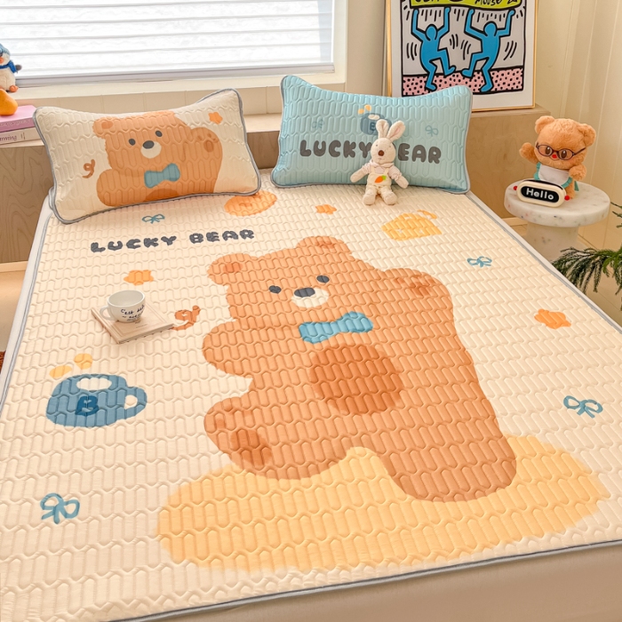 91家纺网 家纺一手货源 找家纺 左视觉  小清新卡通凉席样片赏析 3