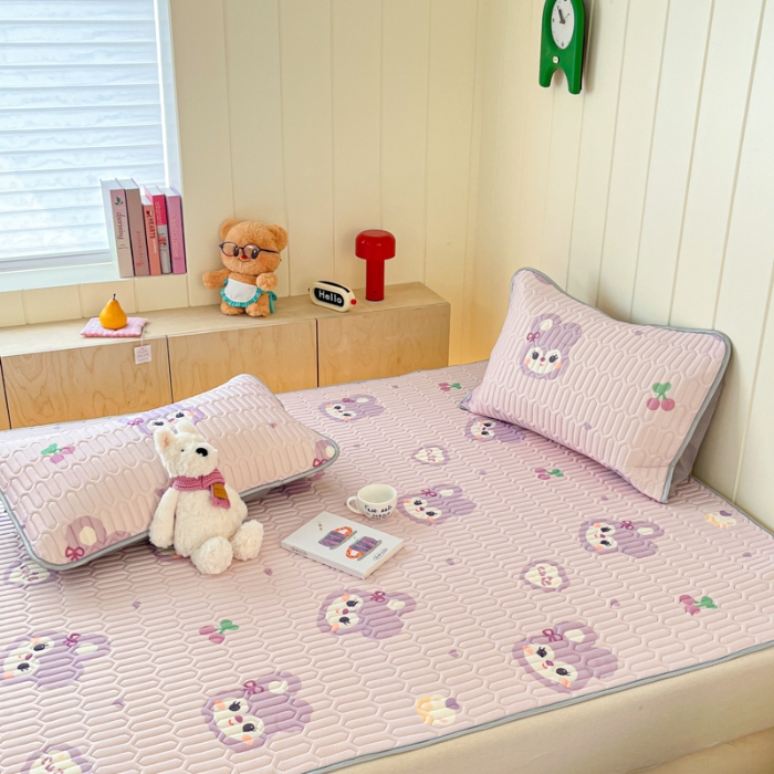 91家纺网 家纺一手货源 找家纺 左视觉  小清新卡通凉席样片赏析 4