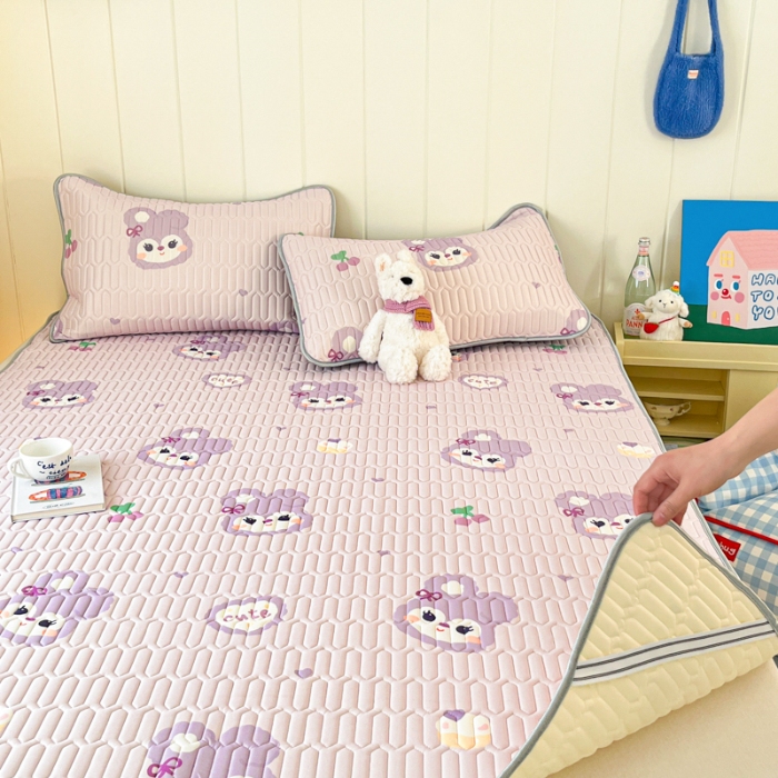 91家纺网 家纺一手货源 找家纺 左视觉  小清新卡通凉席样片赏析 4