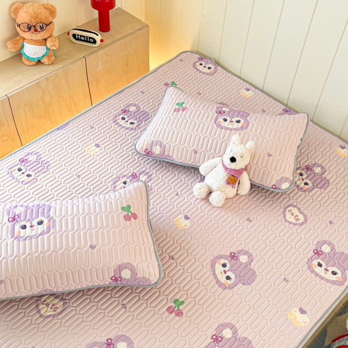 91家纺网 家纺一手货源 找家纺 左视觉  小清新卡通凉席样片赏析 4