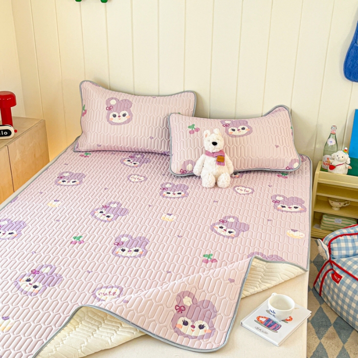 91家纺网 家纺一手货源 找家纺 左视觉  小清新卡通凉席样片赏析 4