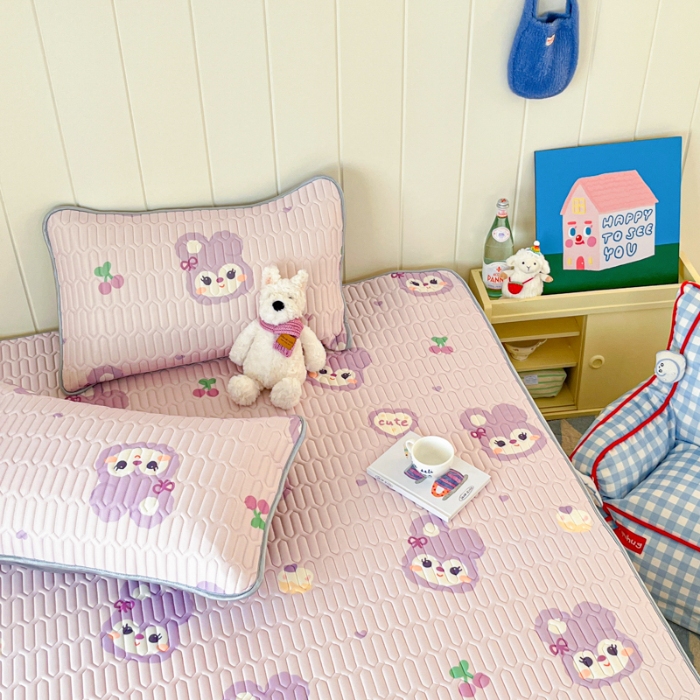 91家纺网 家纺一手货源 找家纺 左视觉  小清新卡通凉席样片赏析 4