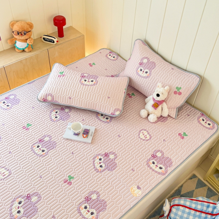 91家纺网 家纺一手货源 找家纺 左视觉  小清新卡通凉席样片赏析 4