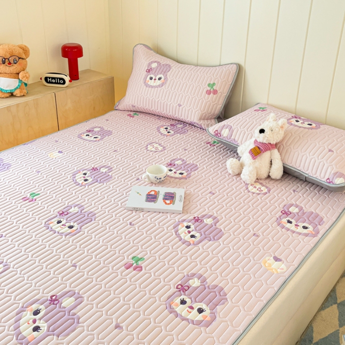 91家纺网 家纺一手货源 找家纺 左视觉  小清新卡通凉席样片赏析 4