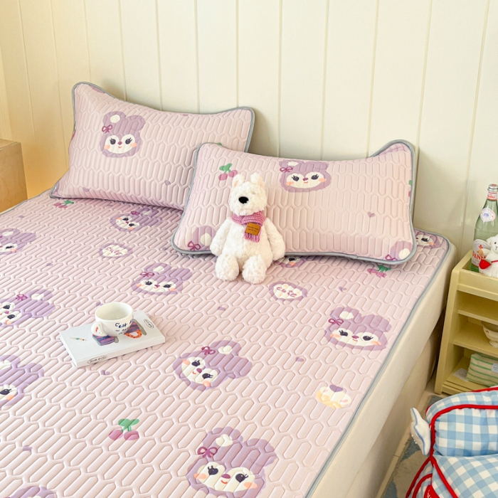 91家纺网 家纺一手货源 找家纺 左视觉  小清新卡通凉席样片赏析 4