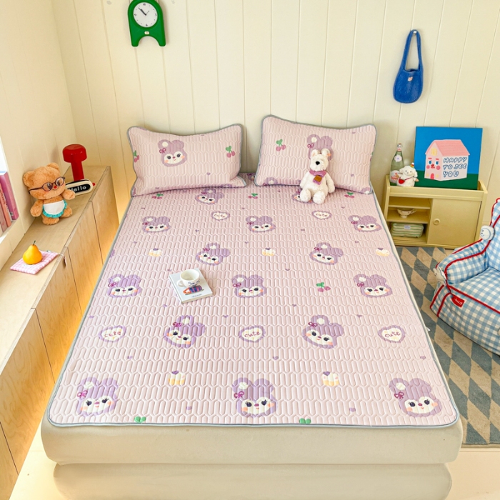 91家纺网 家纺一手货源 找家纺 左视觉  小清新卡通凉席样片赏析 4