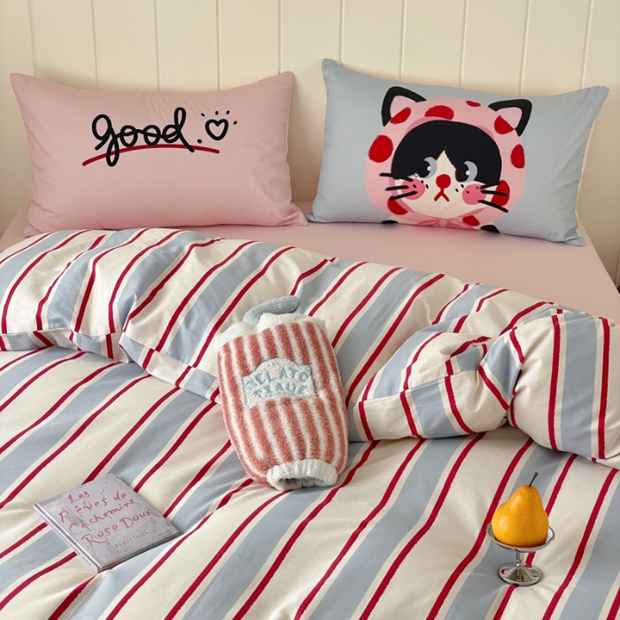 91家纺网 家纺一手货源 找家纺 左视觉  小清新小窝感套件拍摄赏析