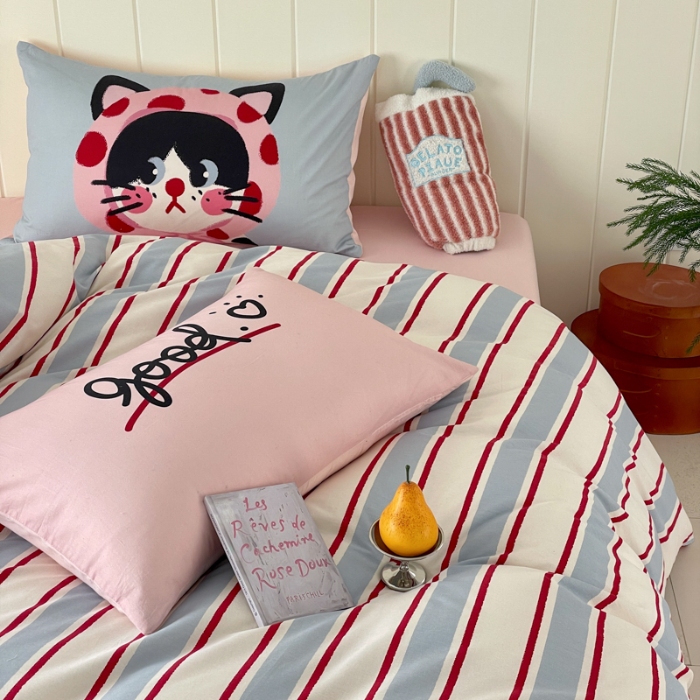 91家纺网 家纺一手货源 找家纺 左视觉  小清新小窝感套件拍摄赏析